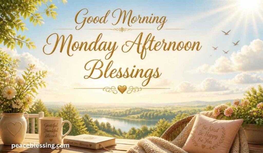 Good Morning Monday Afternoon Blessings