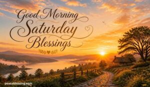 Good Morning Saturday Blessings