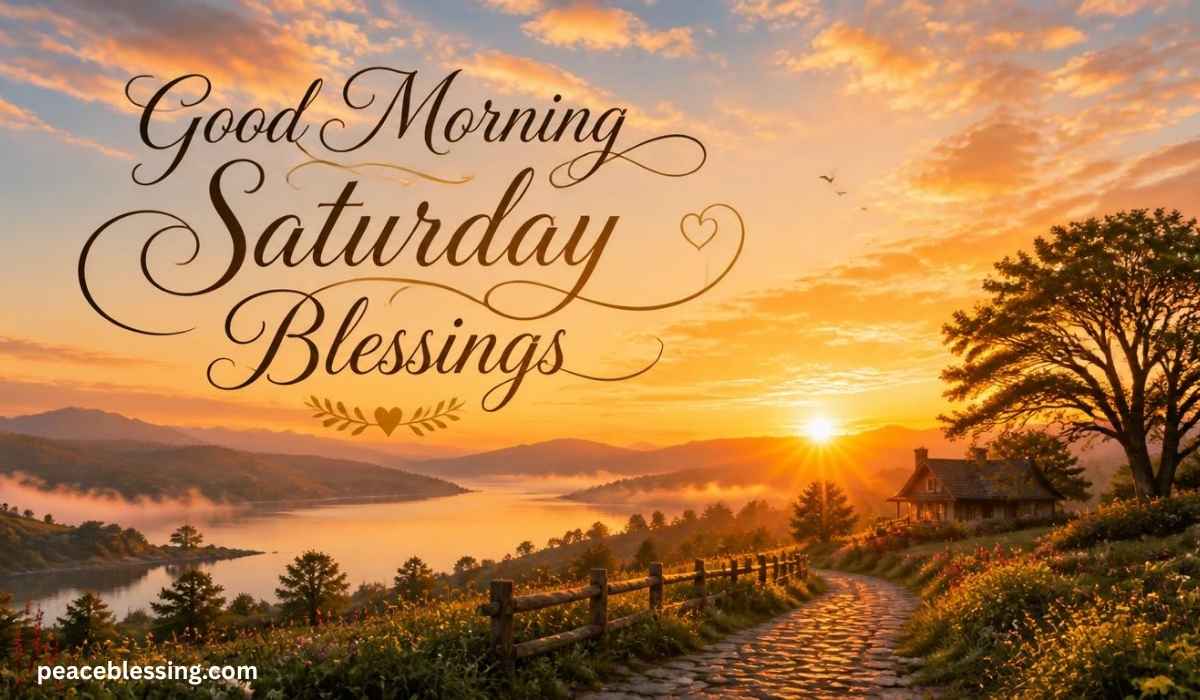 Good Morning Saturday Blessings