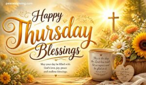 Happy Thursday Blessings