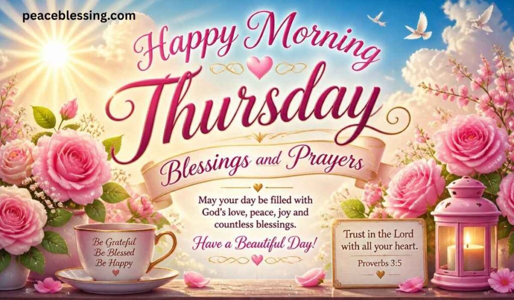 Heartfelt Happy Morning Thursday Blessings and Prayers