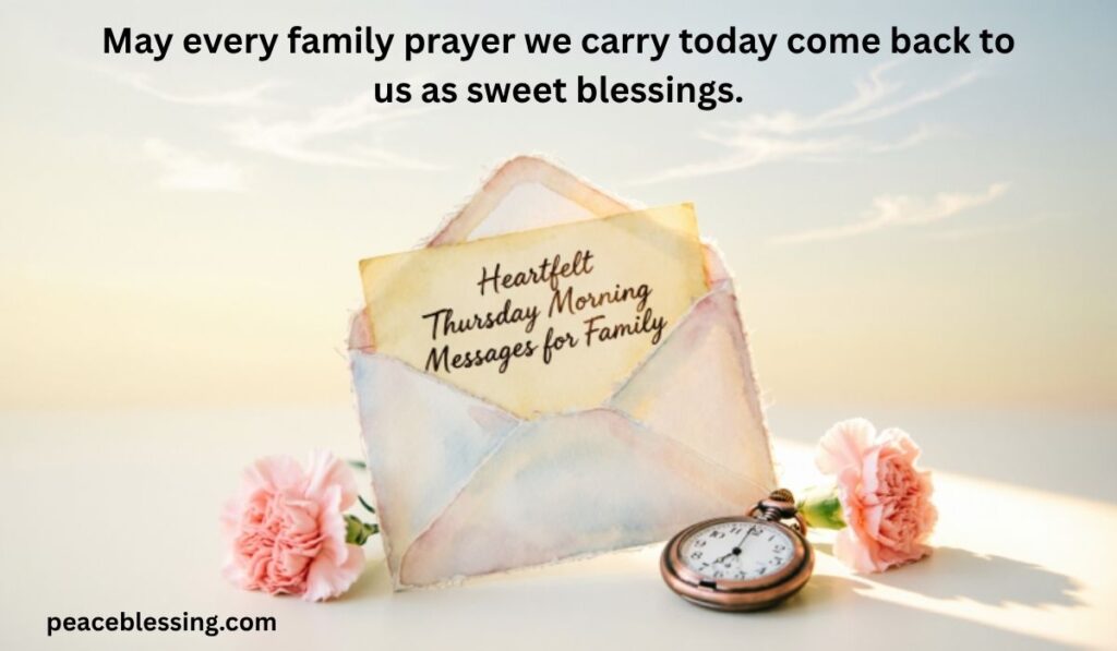 Heartfelt Thursday Morning Messages for Family