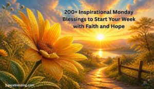 Inspirational Monday Blessings