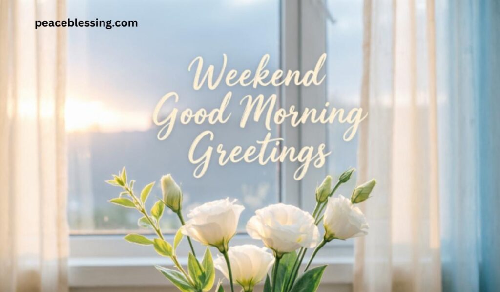 Weekend Good Morning Greetings