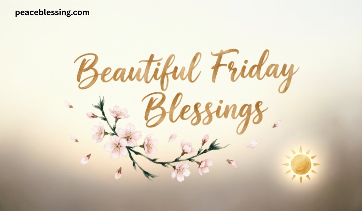 Beautiful Friday Blessings