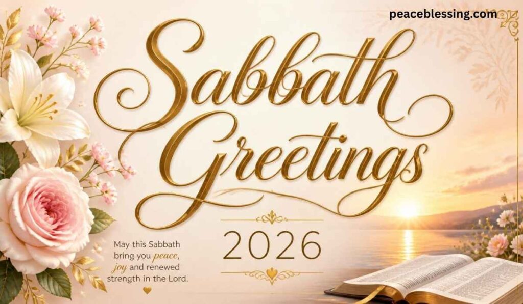 Beautiful Sabbath Greetings 2026