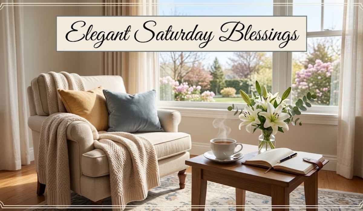 Elegant Saturday Blessings
