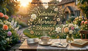 Elegant Saturday Blessings