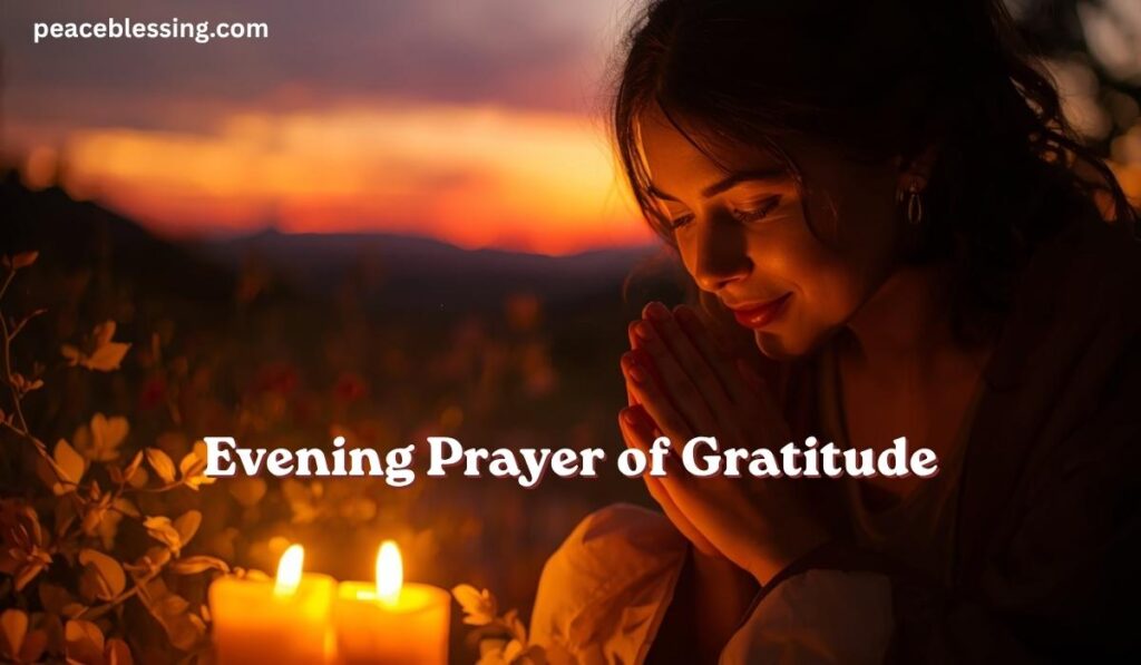Evening Prayer of Gratitude