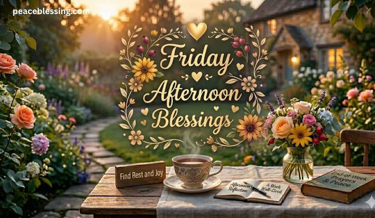 Friday Afternoon Blessings