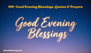 Good Evening Blessings