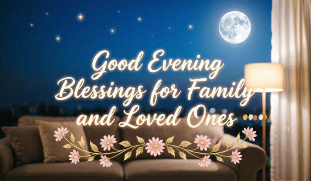 Good Evening Blessings for Family and Loved Ones