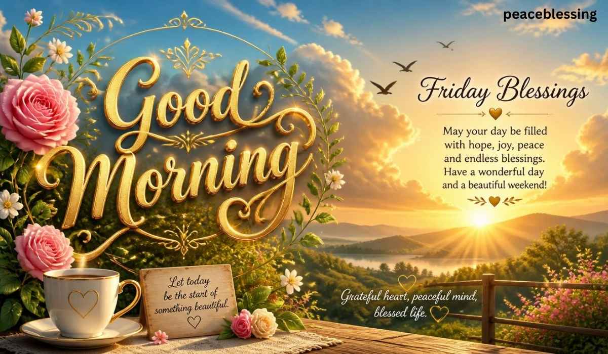 Good Morning Friday Blessings