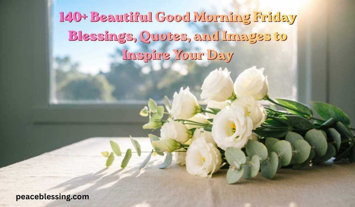 Good Morning Friday Blessings