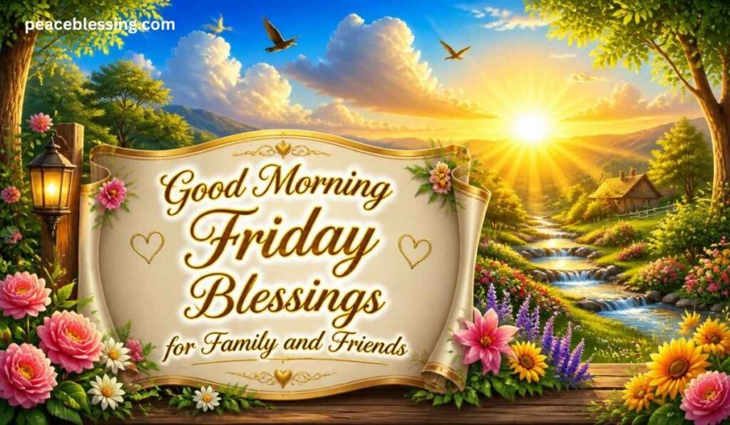 Good Morning Friday Blessings for Family and Friends