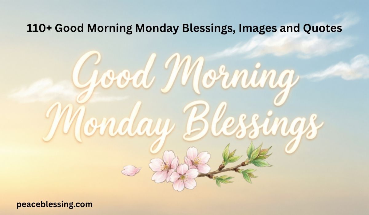 Good Morning Monday Blessings