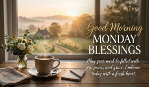 Good Morning Monday Blessings