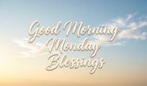 Good Morning Monday Blessings