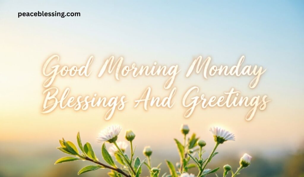 Good Morning Monday Blessings And Greetings
