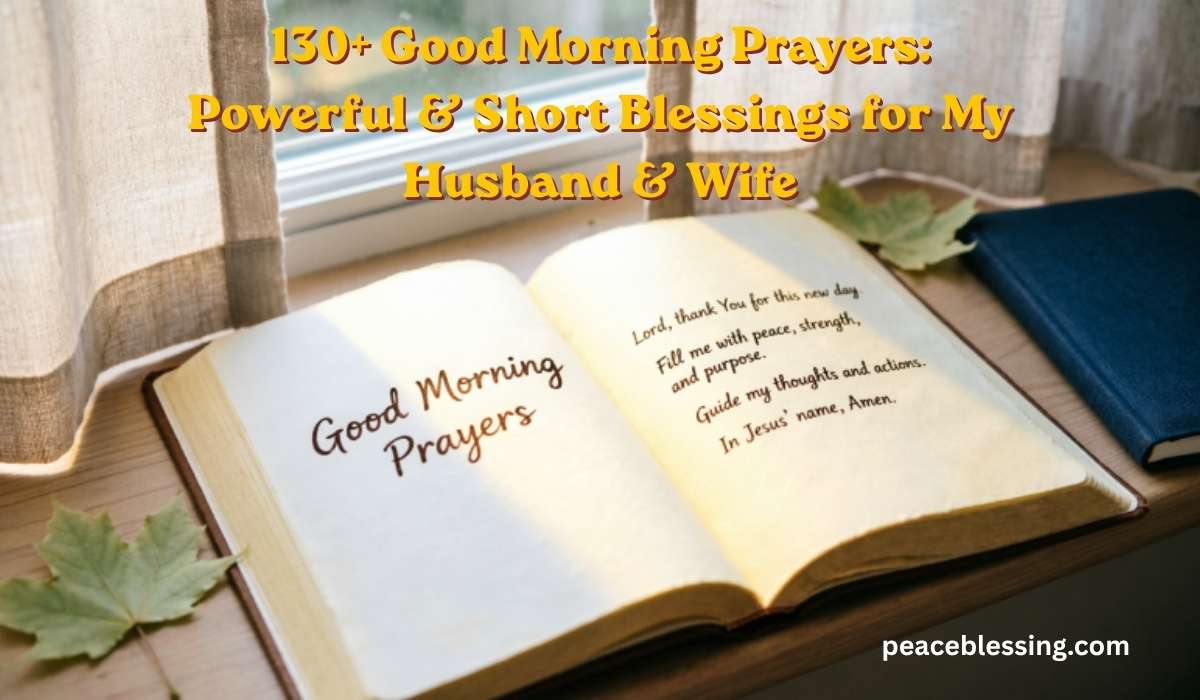 Good Morning Prayers