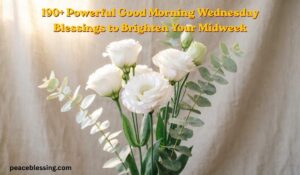 Good Morning Wednesday Blessings