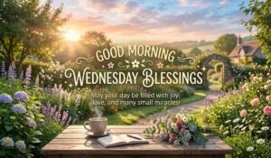 Good Morning Wednesday Blessings