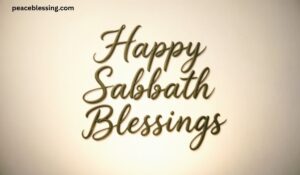 Happy Sabbath Blessings