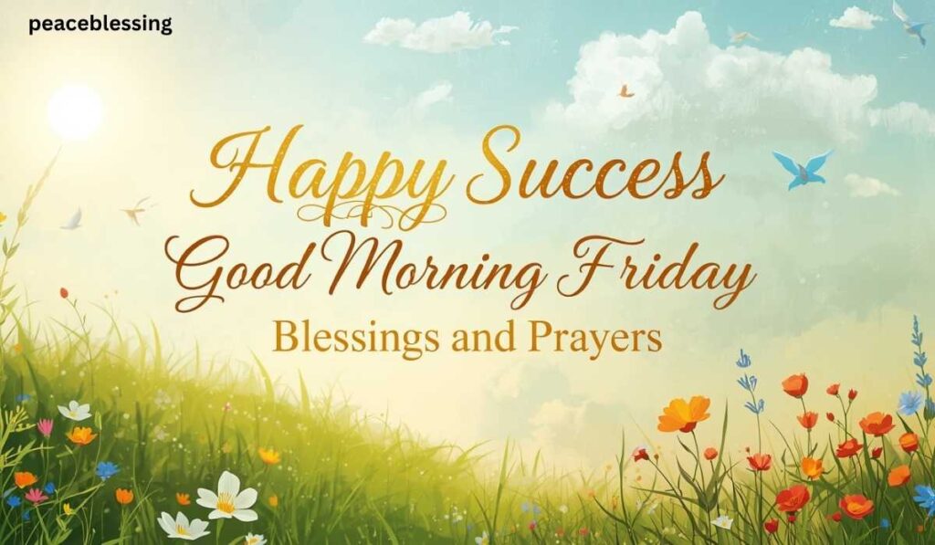 Happy Success Good Morning Friday Blessings and Prayers