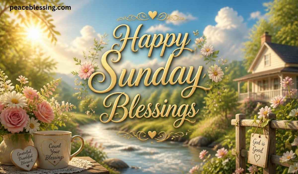 Happy Sunday Blessings