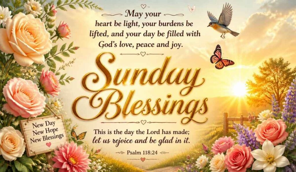 Heart Touching Beautiful Sunday Blessings Quotes