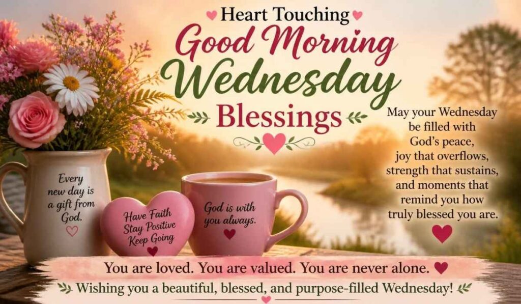 Heart Touching Good Morning Wednesday Blessings to Inspire Your Midweek
