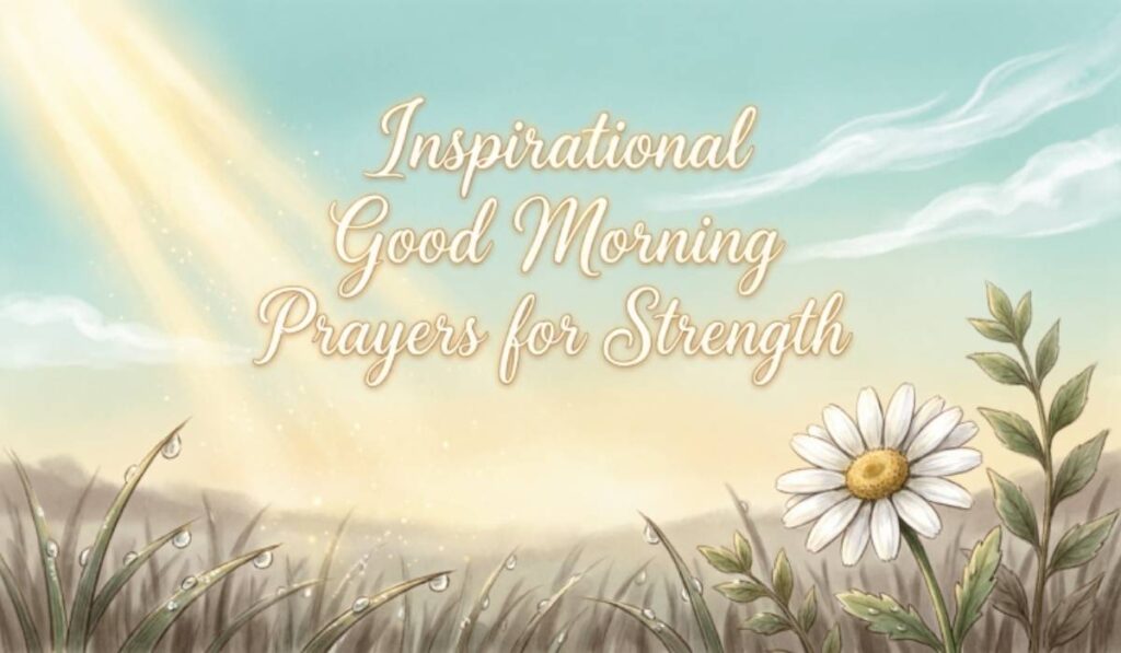 Inspirational Good Morning Prayers for Strength
