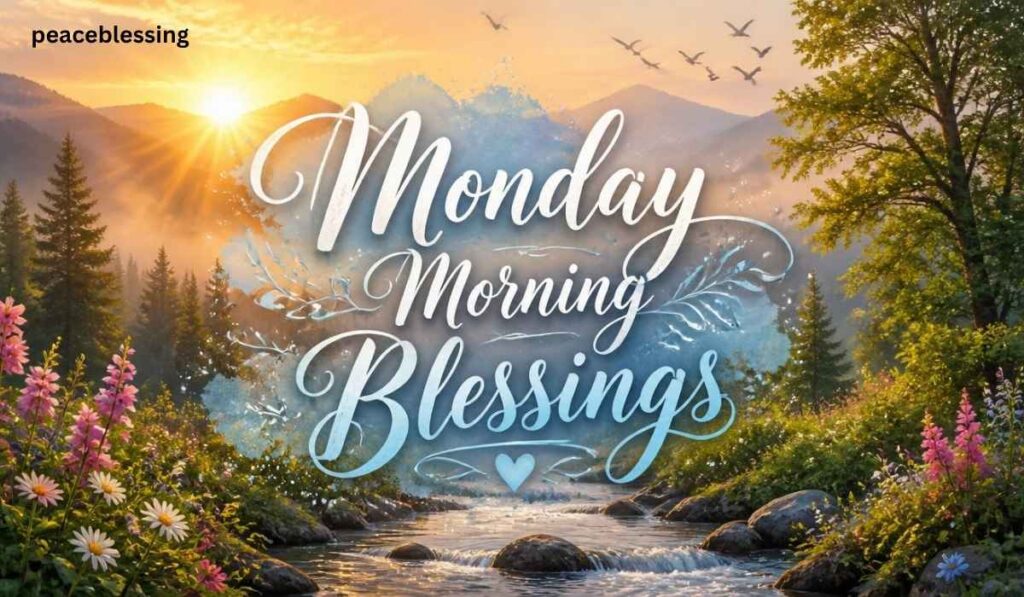 Inspirational Monday Morning Blessings Images