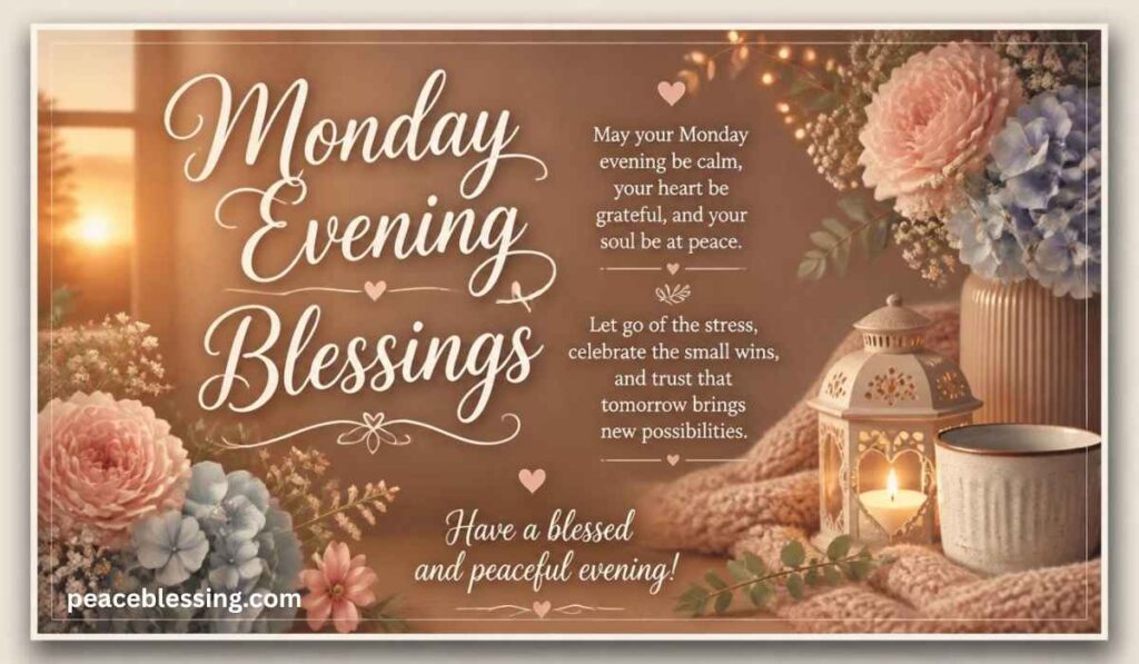 Monday Evening Blessings Quotes