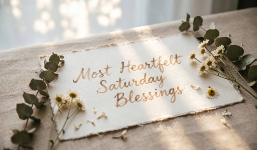 Most Heartfelt Saturday Blessings Images