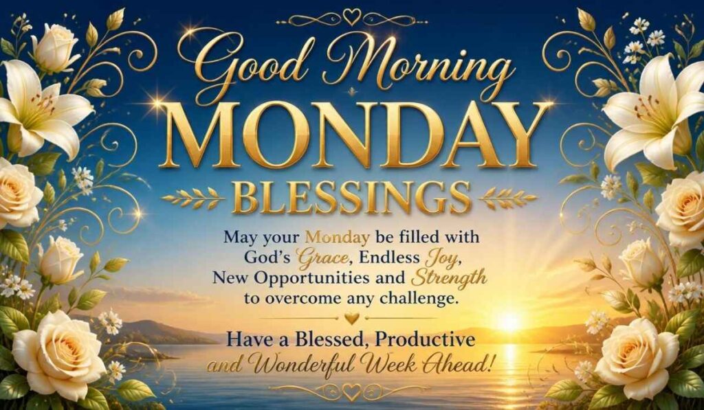 Powerful Good Morning Monday Blessings Quotes
