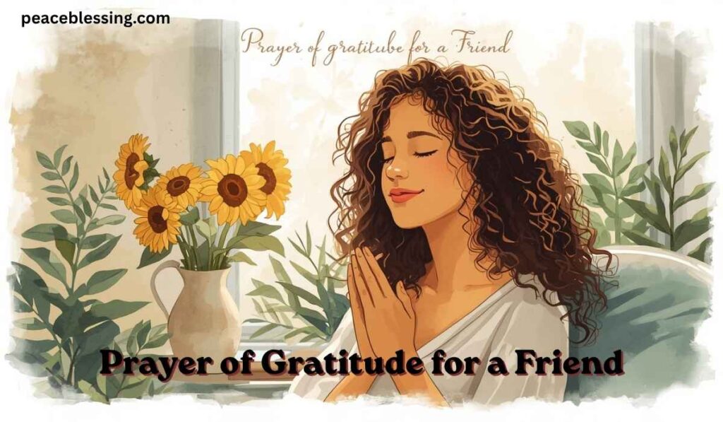Prayer of Gratitude for a Friend