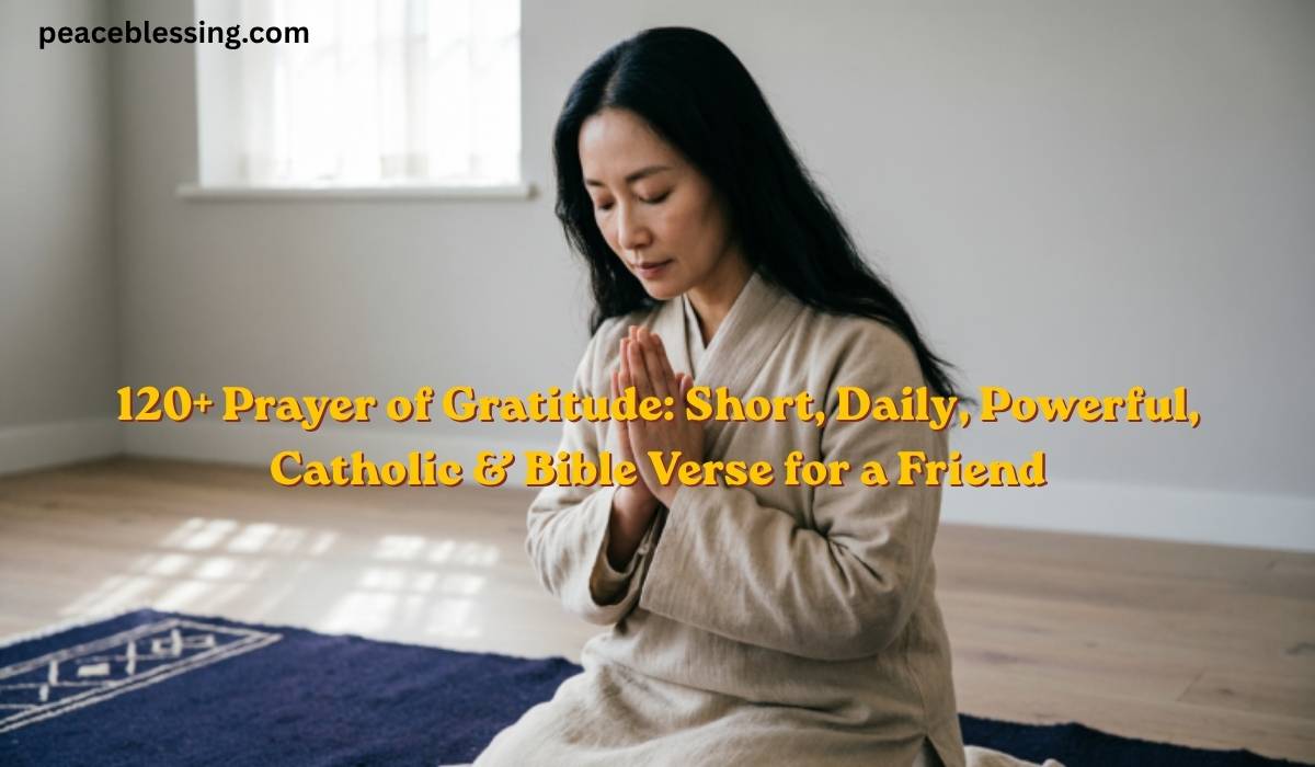 Prayer of Gratitude