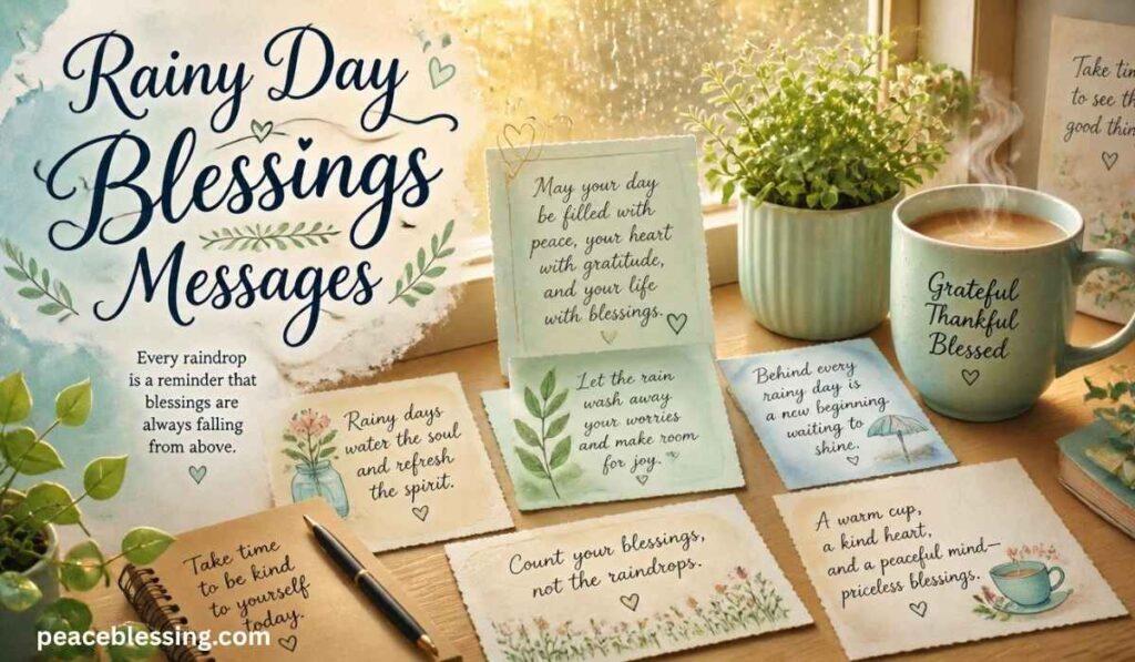 Rainy Day Blessings Messages
