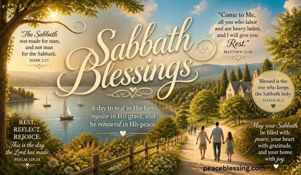 Sabbath Blessings Images and Quotes