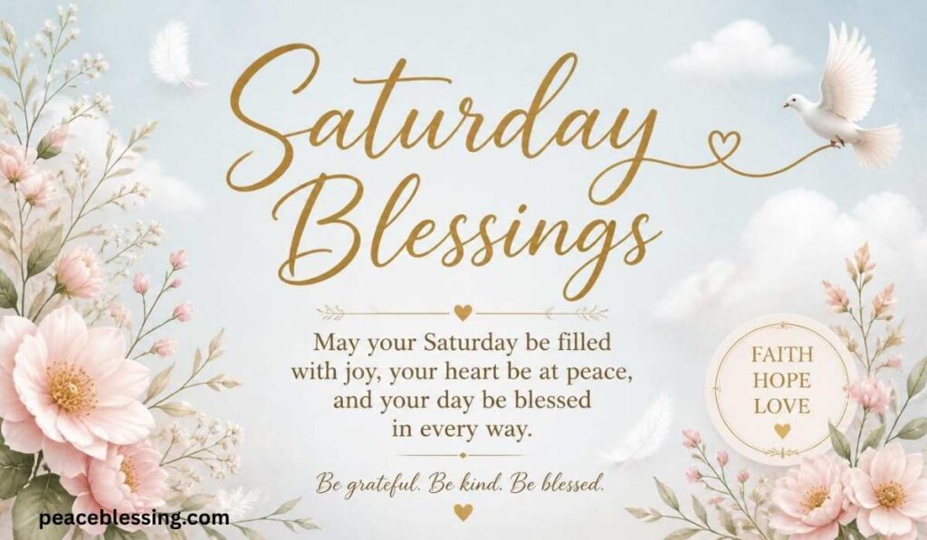 Saturday Blessings Quotes