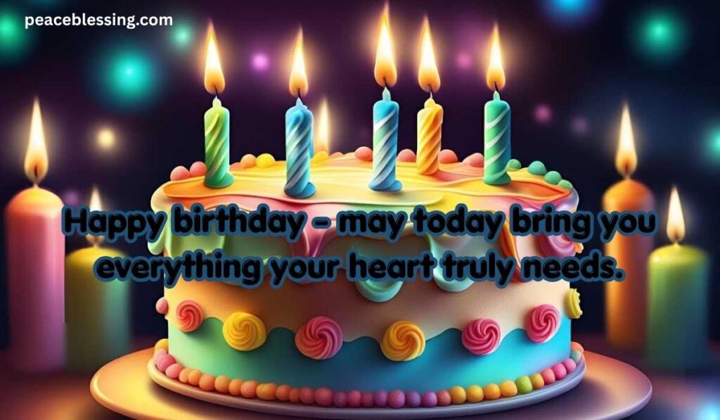 Simple Happy Birthday Blessings