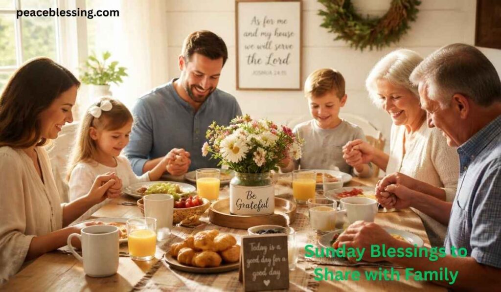 Sunday Blessings to Share with Family