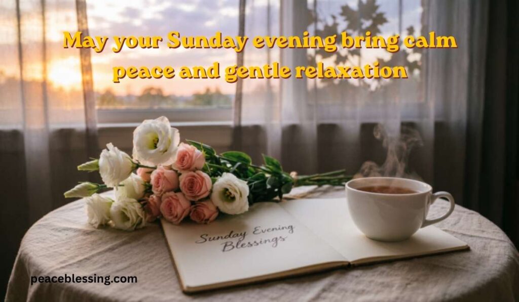 Sunday Evening Blessings