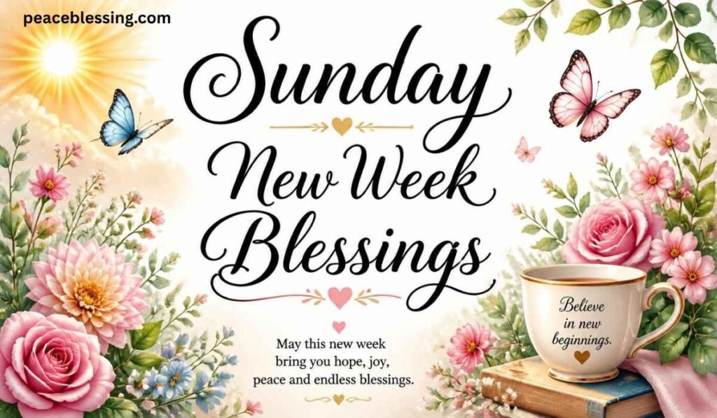 Sunday New Week Blessings