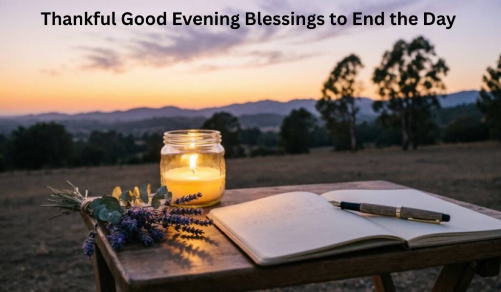 Thankful Good Evening Blessings to End the Day