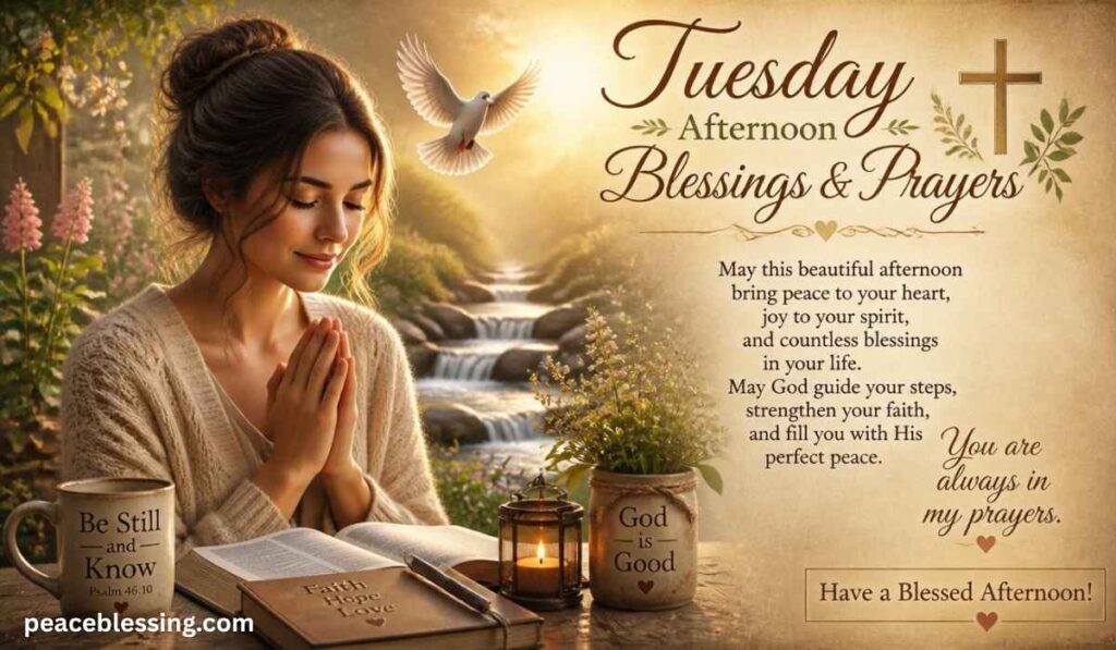 Tuesday Afternoon Blessings and Prayers