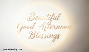 Beautiful Good Afternoon Blessings