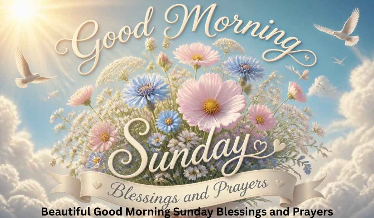 Beautiful Good Morning Sunday Blessings and Prayers