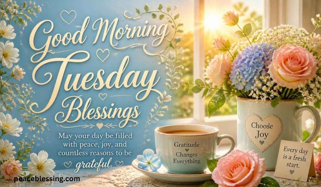 Beautiful Good Morning Tuesday Blessings